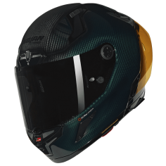 CASCO NOLAN X-804 RS ULTRA CARBON LIQUIDO GREEN 327