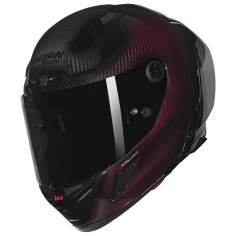 CASCO NOLAN X-804 RS ULTRA CARBON LIQUIDO ROSSO 326