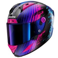 CASCO SHARK AERON EDGY DBU CARBON BLUE CHROM