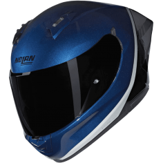 CASCO NOLAN N60-6 S SPORT VERNICATURA SPECIALE DEEP BLUE / BLACK / ARGENTO